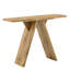 Console, table d'entrée étroite de 43,4 pouces de long avec base en forme de V, console de canapé rustique pour le couloir, le salon, le canapé derrière-206054677