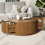 Table basse ronde avec tiroirs-1863071370
