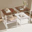 Tables d'appoint en verre trempé avec tablette Finkelstein-105688586-105688588