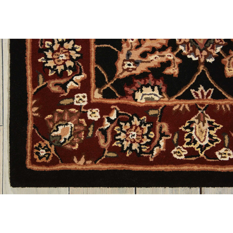 Ellerswick Wool Oriental Indoor Rug, Rectangle 5'6" x 8'6"