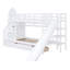 Lits modernes avec rangement, glissade simple en bois massif pour chambre d'enfant