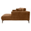 Riviera 4 Seater Corner Sofa, Fabric, 286cm Modern L-Shaped with Metal Legs-144078391-138465296