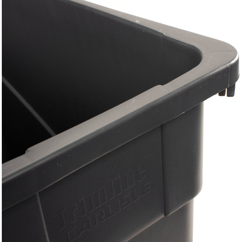 TrimLine™ Polyethylene (LLDPE) Open Outdoor Trash & Recycling Bin - 15 Gallons
