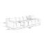 Coussin modulaire 100% polyester crème-885406503-885406521