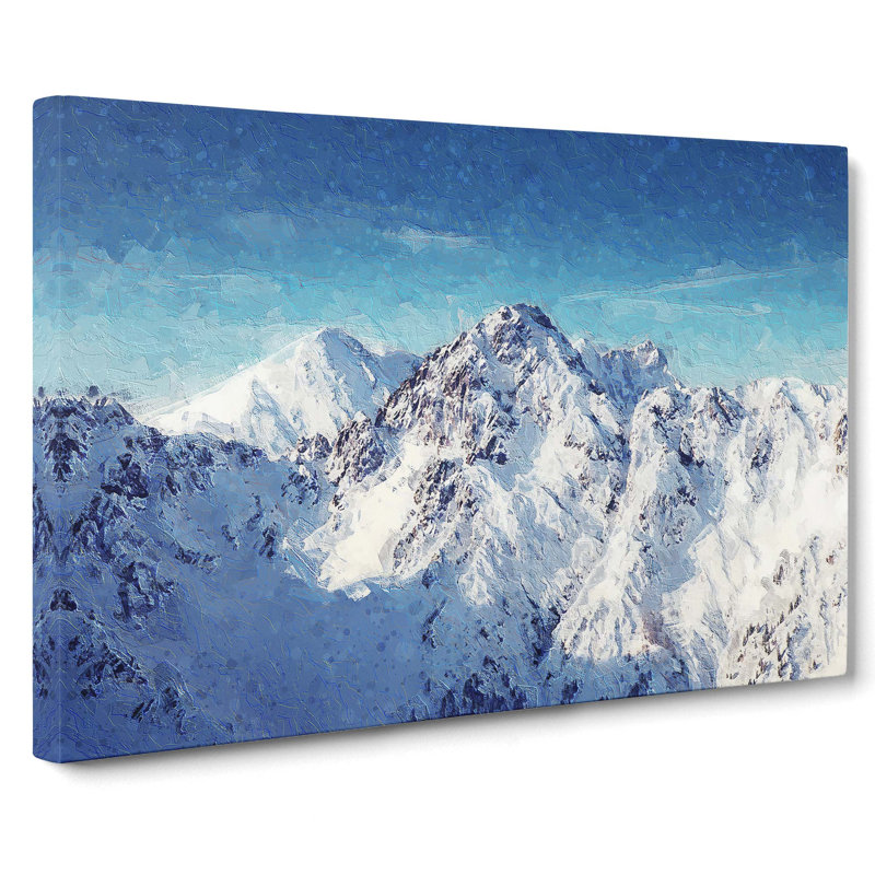 The Alps In Austria - Wrapped Canvas Painting, 35cm H x 50cm W x 3cm D