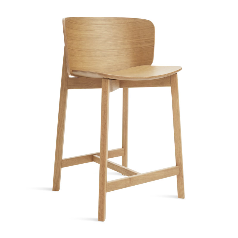 Buddy Stool, Counter Stool (26" Seat height), White Oak
