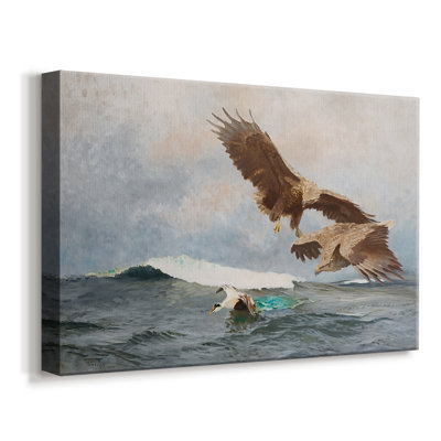 Sea Eagles (Havsörnar)-Bruno Liljefors-Gallery Wrapped Canvas-1897