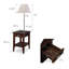 Lampe de table en bois massif Laurent-1076397588