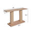 Console 59 "en bois minimaliste moderne avec colonne à piédestal - Élégante décoration décorative pour l'entrée, le salon et le couloir