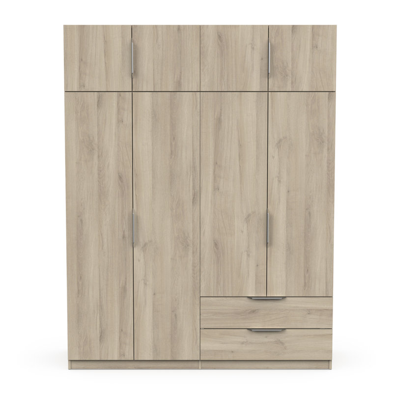 Nuzzi 8 Door Wardrobe, Brown