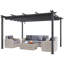 Pergola d'extérieur rétractable avec auvent en aluminium-106897481-106897484