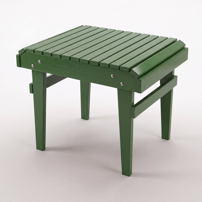 Table d'appoint Weathercraft Adirondack, bois massif de pin traité sous pression avec finition résistante aux intempéries, 15 options de couleurs Sherwin-Williams, entièrement assemblée, fabriquée aux États-Unis