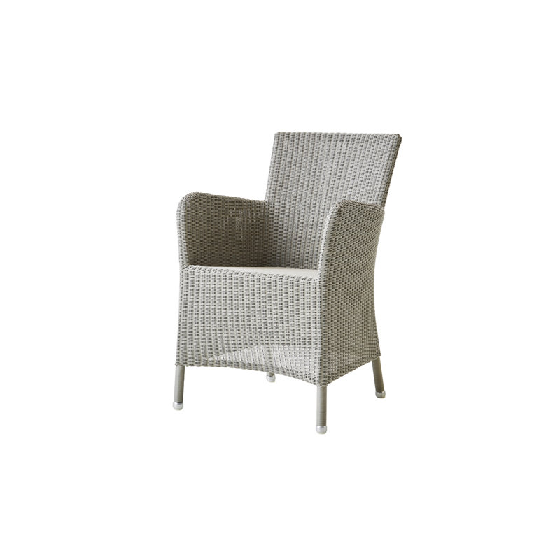 Hampsted Patio Dining Armchair with Cushion, Taupe, Taupe