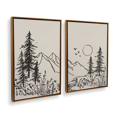 Whispering Peaks v2 Set of 2 Prints