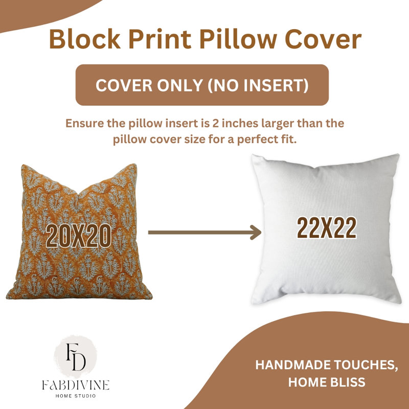 Linen Square Indoor/Outdoor Pillow Cover, 20" x 20"