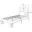 Nataly Upholstered UK Single - DE 90 X 190 Cm Bed-676075671