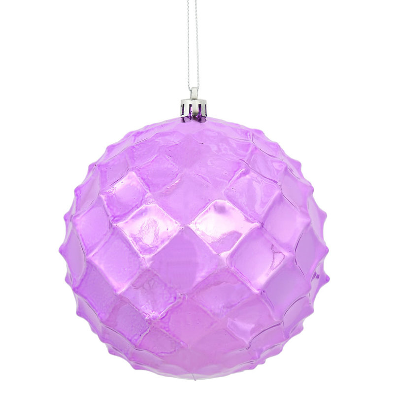 Ornement de Noël babiole brillant, Orchidée, 6