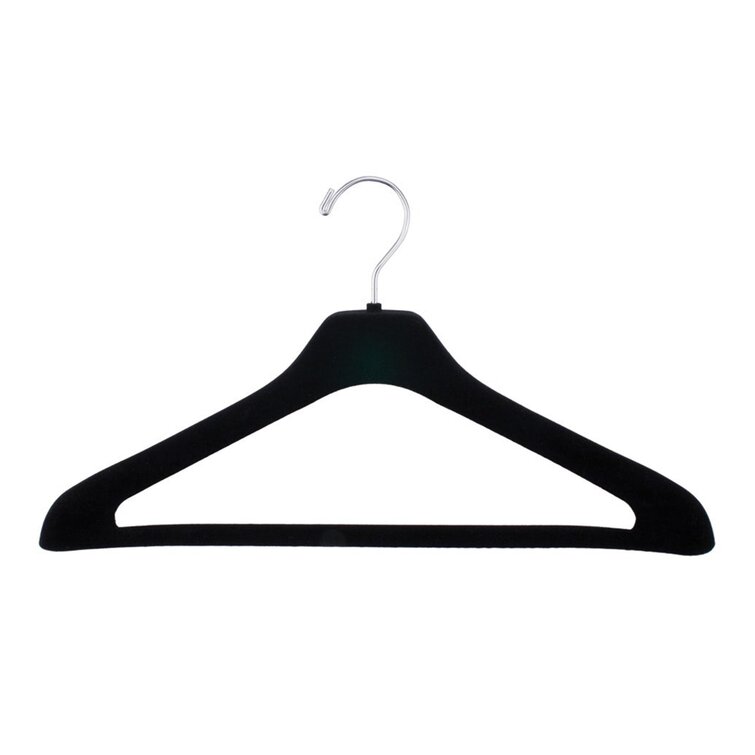 Zandra Plastic Non-Slip Hangers With Clips for Skirt/Pants