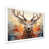 White Single Picture Framed