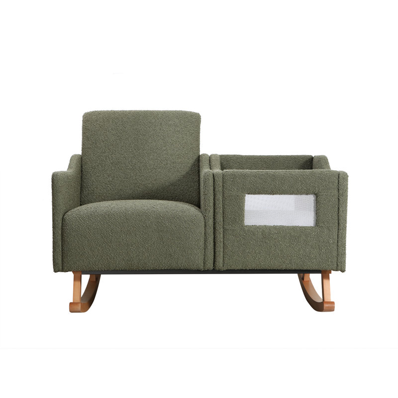 Emerson Nursery Rocker Rocker With Bassinet Attached Rocking Chair