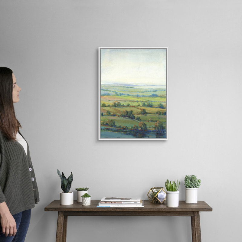 «Paradise Valley I» par Tim O'Toole - reproduction d'art, H 26 po x l 20 po x P 1,75 po, Toile blanche encadrée