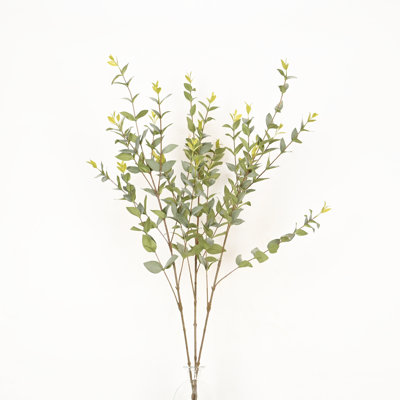 32" Artificial Eucalyptus Branch For Vase Filler, Farmhouse Long Stem Greenery Foliage For Wedding Party Home Office Table Centerpiece Shelf Decoratio