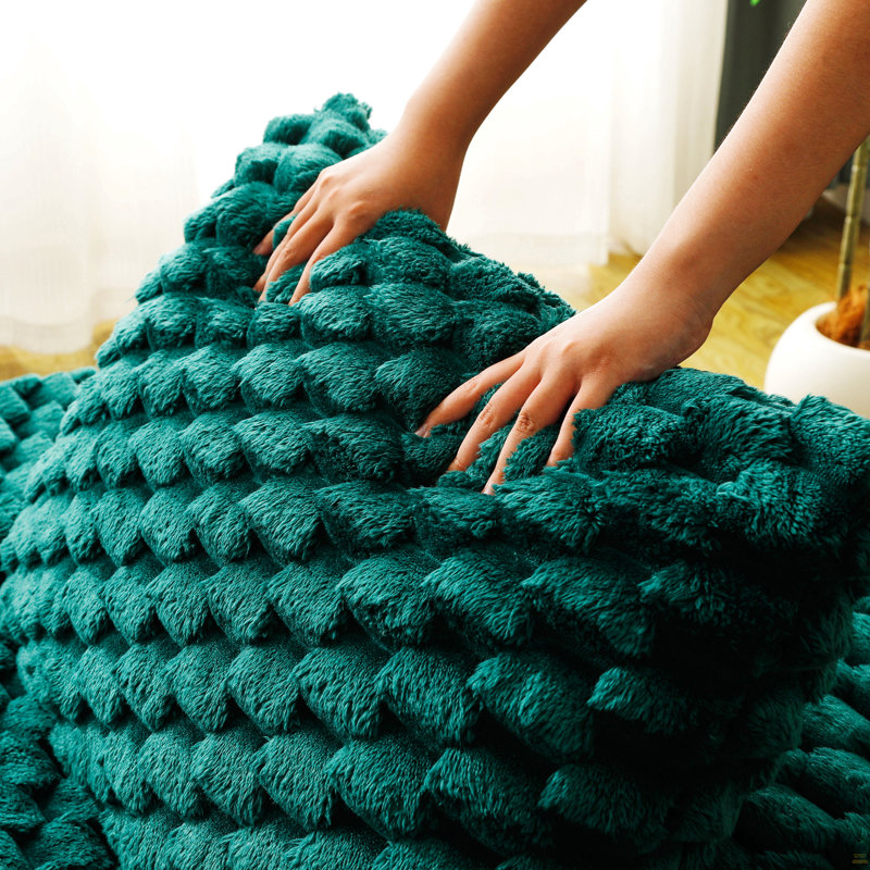 Canapé polyvalent en velours Turtle, Orienté à droite, Vert