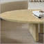 Table basse en marbre naturel, centre de table en pierre véritable-111820917