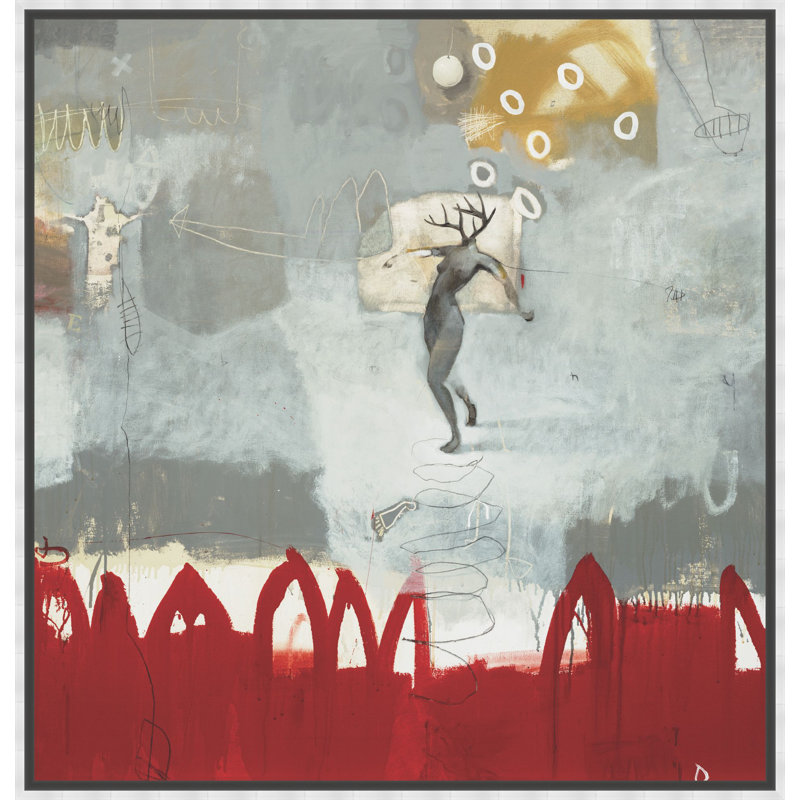 Dancing Dreams 1 Framed Print Canvas, 33" H x 32" W x 3" D
