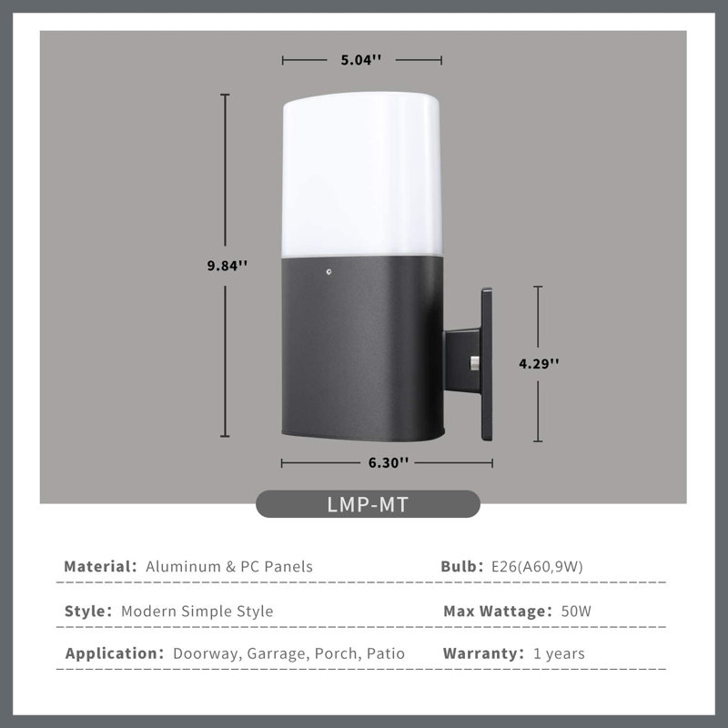 LMP Aluminum Wall Light | Wayfair