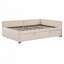 Lit de jour double rembourré en L avec lit gigogne double escamotable-1391934620