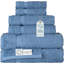 Ensemble de serviettes en coton turc Balsamo - 6 serviettes à séchage rapide, articles de bain ultra doux et absorbants, 2 serviettes de bain, 2 serviettes à main et 2 débarbouillettes-1187714752
