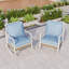 Chaise longue berçante et coulissante en métal-512786281