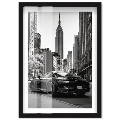 «Drive to Manhattan II Shadowbox Print» par Notoriart