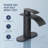 Single-Hole Single-handle Bathroom Faucet with Drain Assembly-74857521