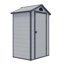 Rowlinson Airevale 4x3 Plastic Apex Shed with Foundation Kit & Assembly-109248353