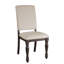 Table et chaises rembourrées Brown-1524636553