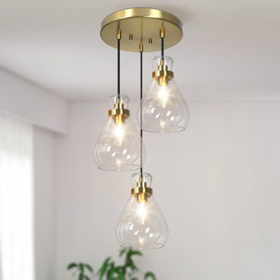 3 - Light Cluster Bell Pendant