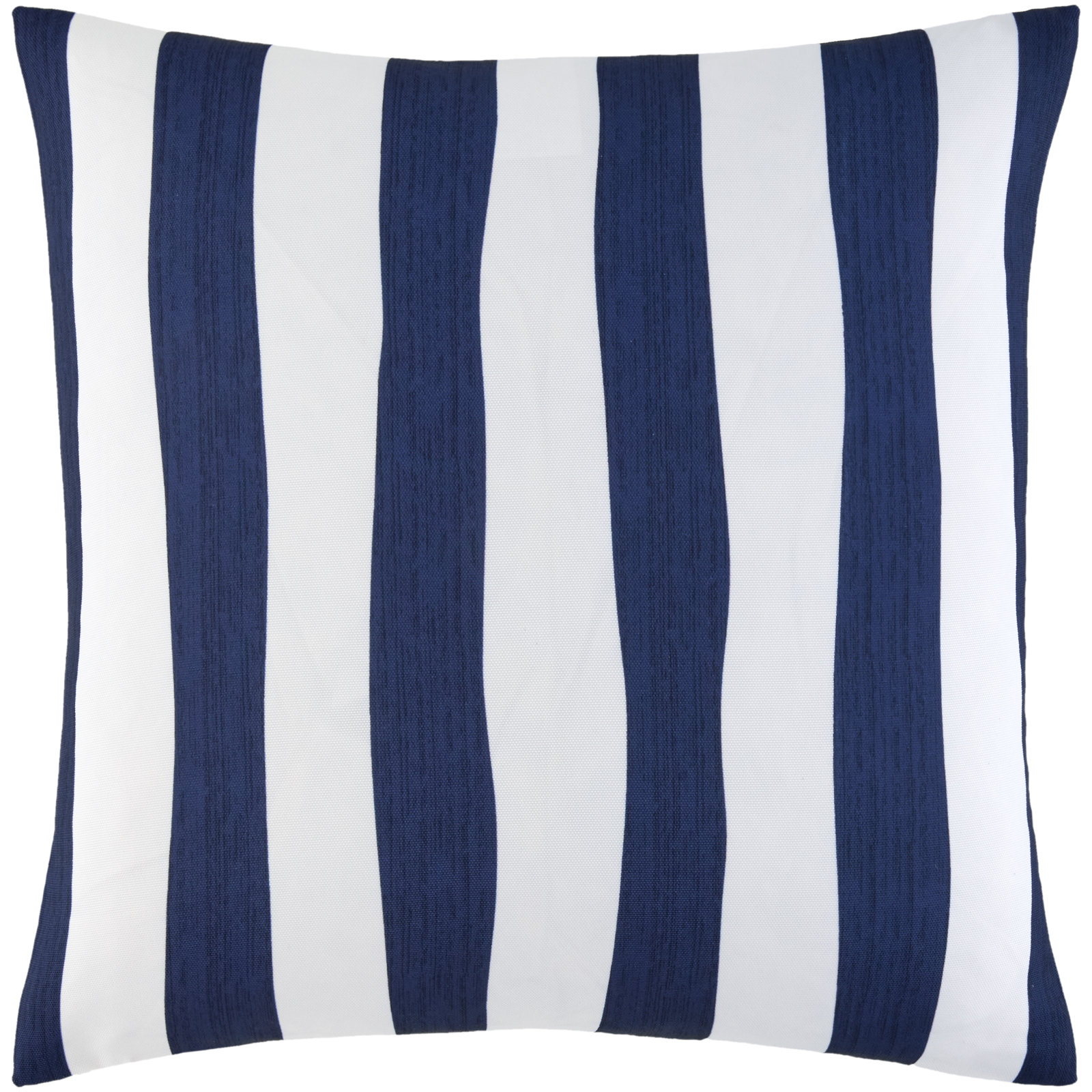 Laguna Striped Reversible Throw Pillow, Blue Striped, Square 20", Cover Only