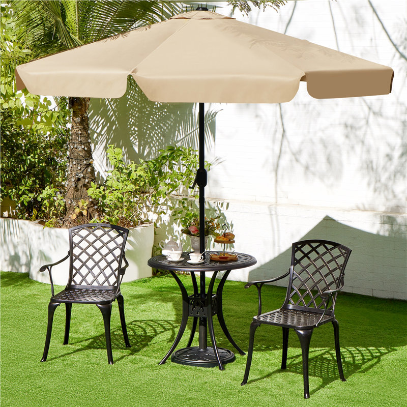 2 - Person Outdoor Bistro Table, 75cm H x 78cm W x 78cm D
