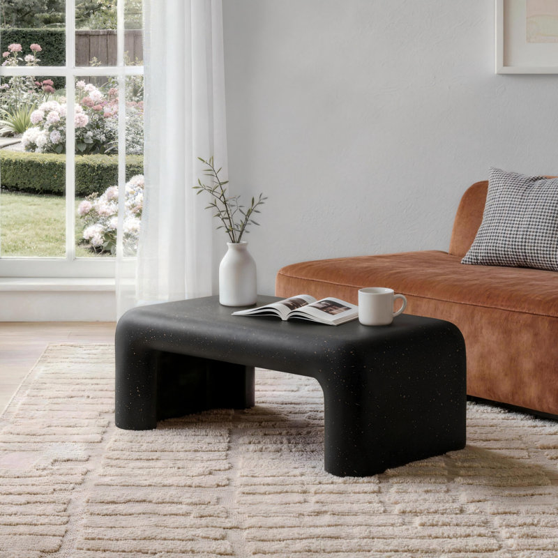 Table basse sculpturale Albert, Brun