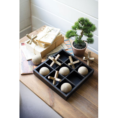  Wooden Tic-tac-toe Set (Min 2)