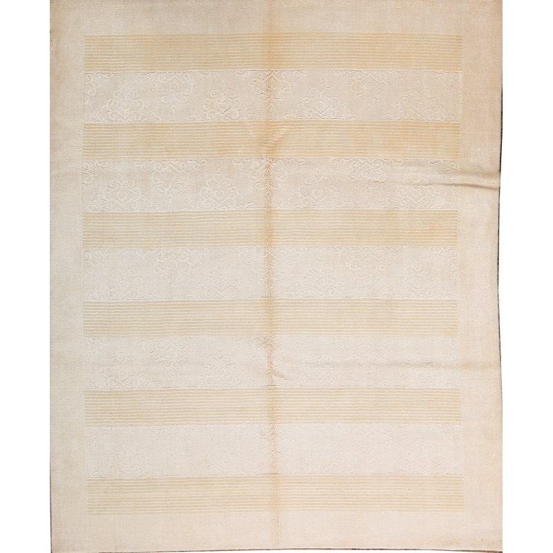 Hand Woven Striped Area Rug