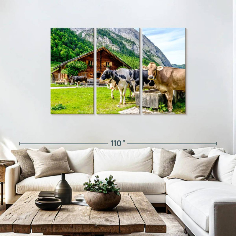Brampt Karwendel Cows, 48" H x 74" W