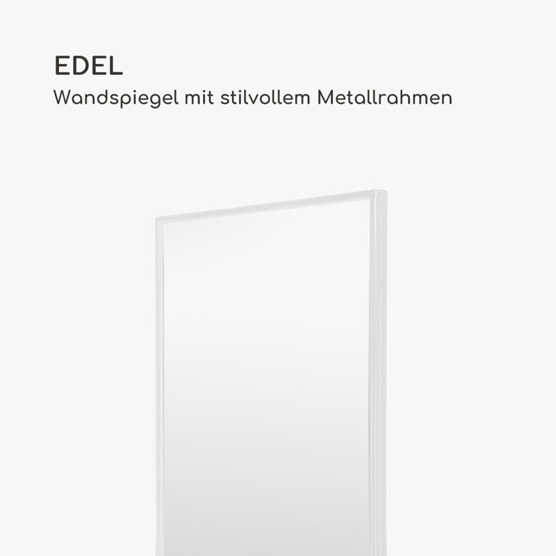 Croxley Metal Rectangle Wall Mirror