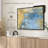 Abstract " Gold And Blue Abstract Canvas Print "-101455539