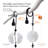 Orb Indoor/Outdoor String Lights With 10 Frosted LED Weatherproof Globe Lights - 30 Ft Plug In Commercial Grade Light Strand