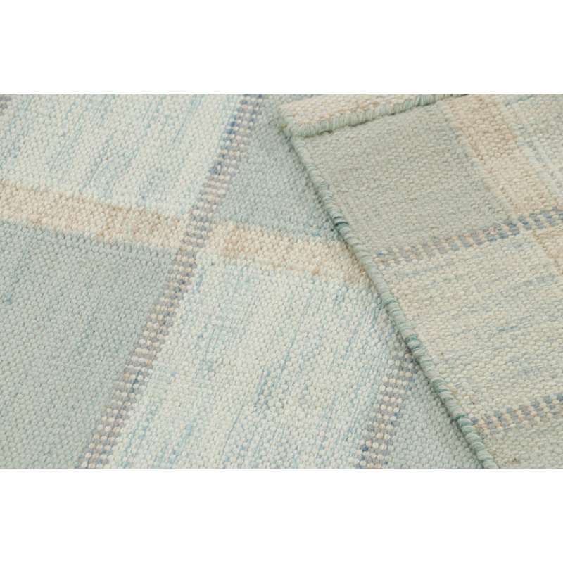Scandinavian Wool Geometric Area Rug, Rectangle 10' x 14'