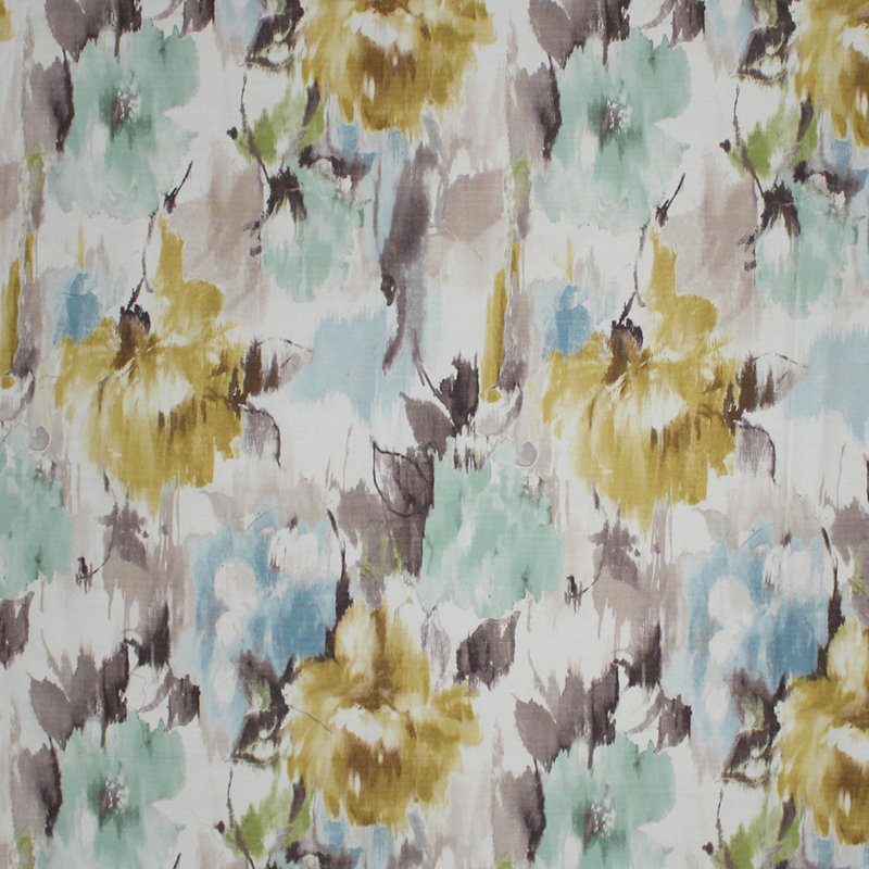 Prive Monet Floral Fabric, Goldenrod