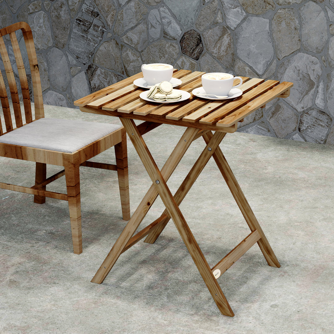 Square Acacia Outdoor Coffee Table , 62cm cm W 60cm cm D